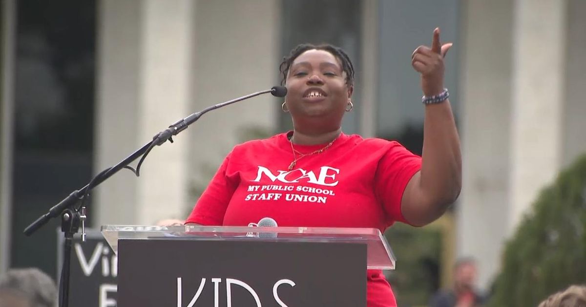 The latest: Thousands rally, march in Raleigh for increase in teacher pay, school funding