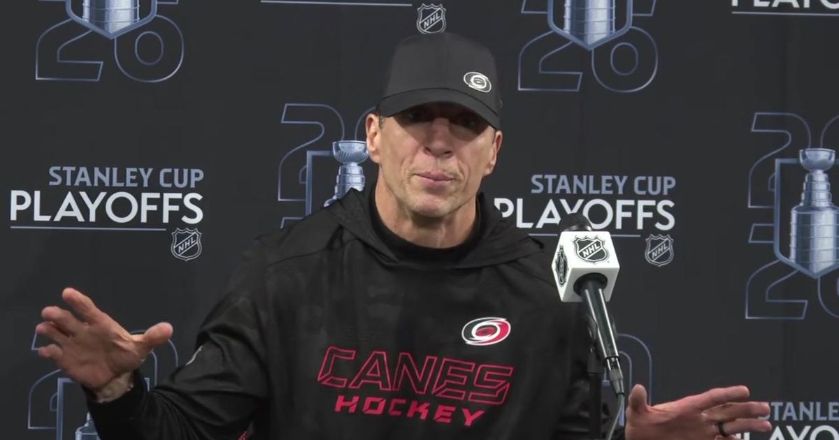 Brind'Amour on Canes, unbeaten in playoffs: 'There's another level we're going to have to find'