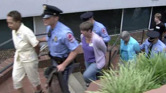 Another round of arrests at Wake schools meeting