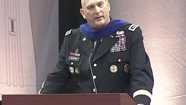 Top military commander addresses NCSU graduates