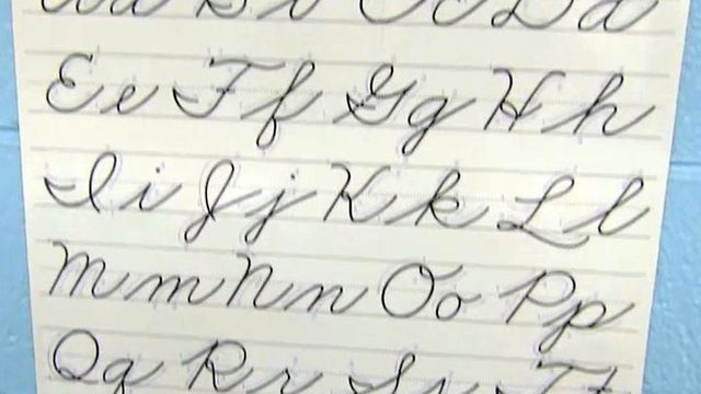 Writing on wall for end of cursive instruction