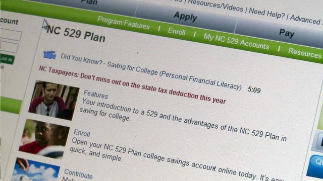 Other 529 plans may benefit from end of NC tax deduction