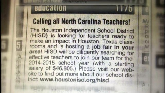 Texas school system holds job fair for NC teachers