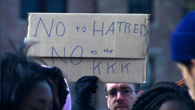 Students rally to rename UNC building named for KKK organizer