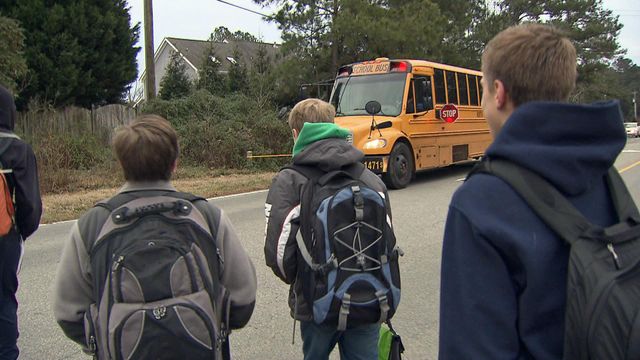 North Carolina participates in National Walk to School Day