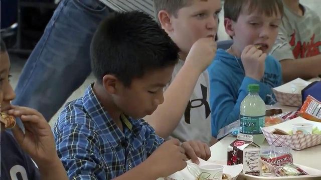 Students excited to rate food for Orange school lunches