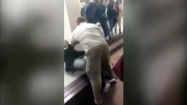 Student suspended for recording school fight
