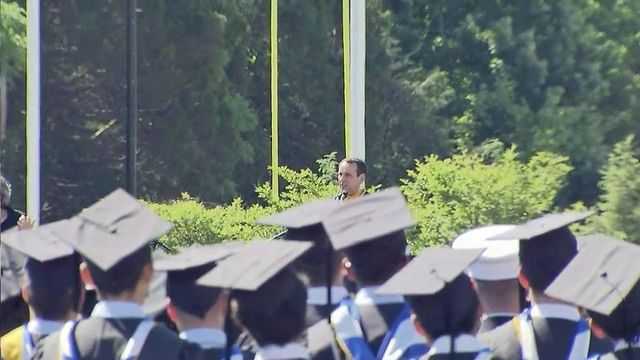 Coach K delivers commencement speech for first time at Duke
