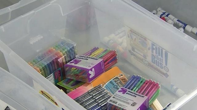 Calculators to crayons: Durham nonprofit provides supplies to schools
