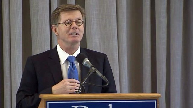 New Duke president plans to be seen on campus