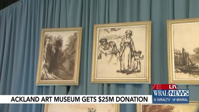 Rembrandt works included in $25M UNC art museum gift