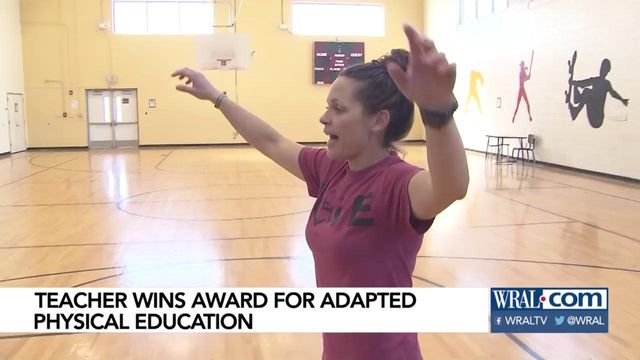 Durham teacher named National Adapted PE teacher