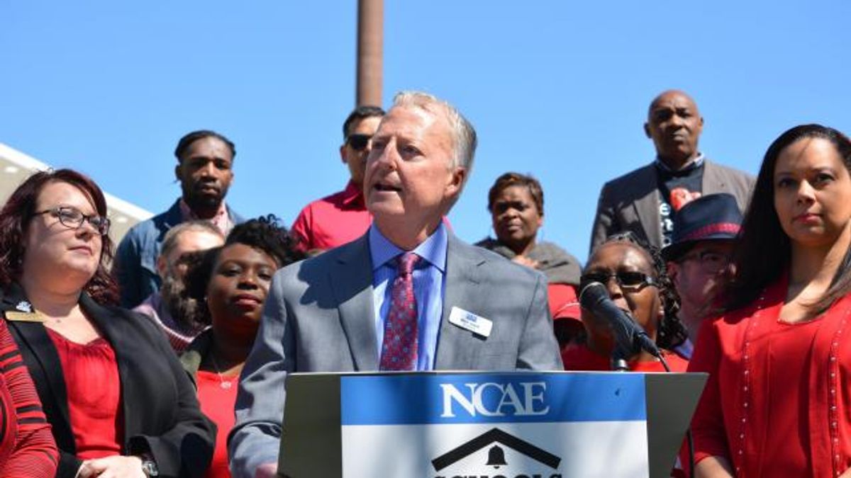 North Carolina Association of Educators President Mark Jewell, NCAE