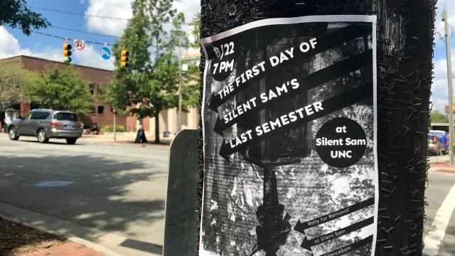 Rally planned at Silent Sam statue