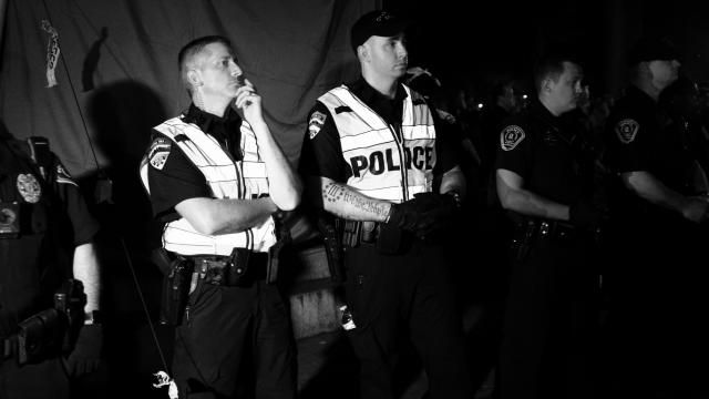 Chapel Hill police officer tattoo