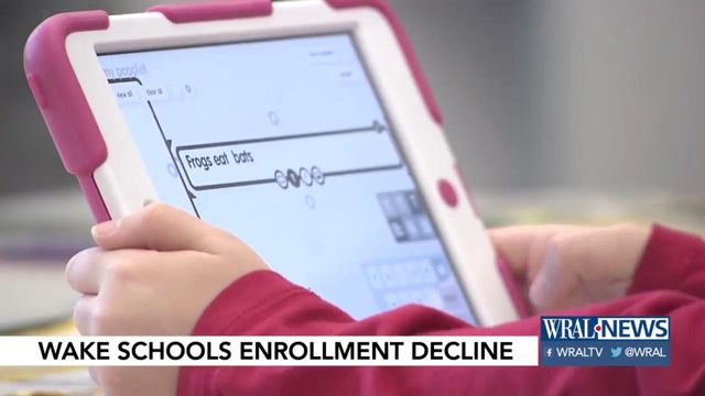 Student enrollment growth rate slows