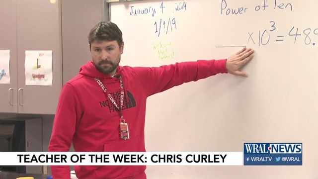 Teacher of the Week: Chris Curley