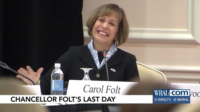 Chancellor Carol Folt says goodbye to UNC
