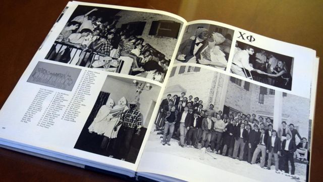 Students in blackface in 1979 UNC-Chapel Hill yearbook