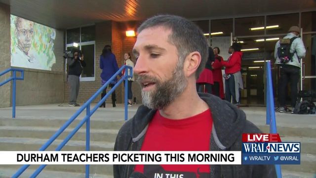 Durham teachers call on General Assembly to pass a budget