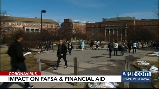 Coronavirus may impact financial aid requests for college students