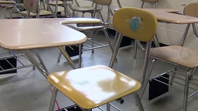 Empty classroom