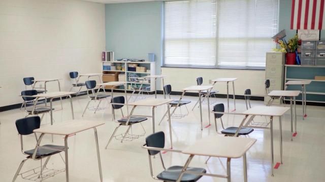 Students who return to the classroom in Fall 2020 will find more space and fewer seats. Students who return to the classroom in Fall 2020 will find more space and fewer seats.
