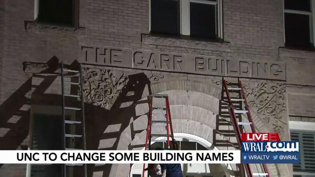 Name removed from former Carr Building at UNC-CH 