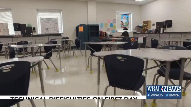 Durham County holds first day of school virtually