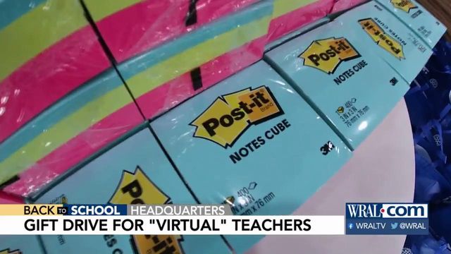 Chapel Hill groups donate gifts to teachers working from home