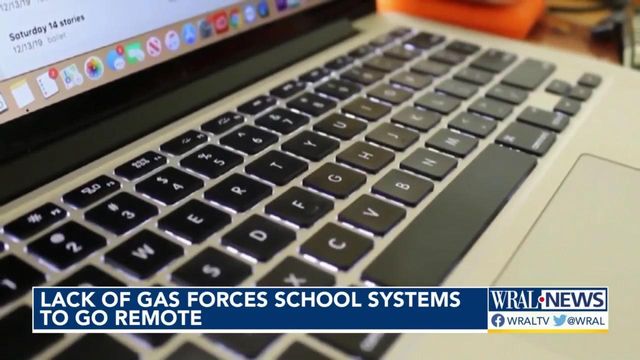 Lack of gas forces school systems to go all remote 