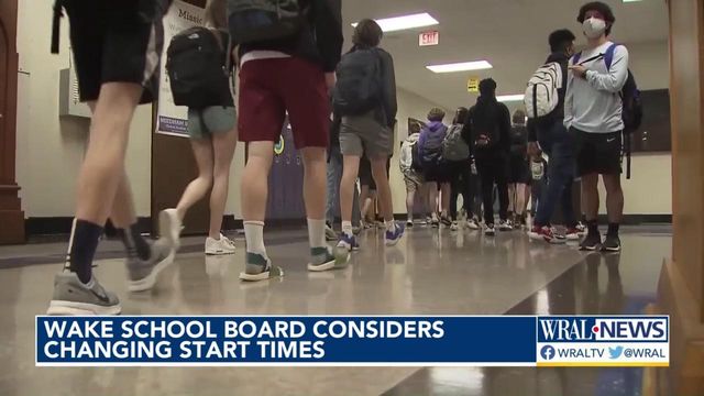Wake School Board considers changing start times