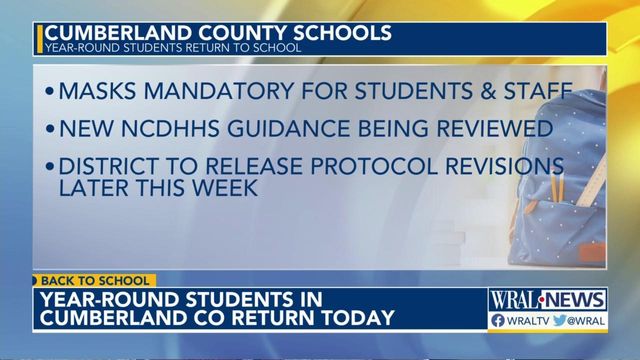 Masks required, at least for now, in Cumberland schools