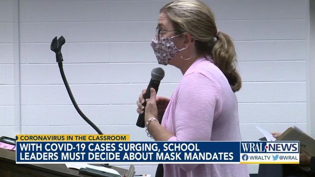 Parents voice concerns after Lee, Nash County Schools vote to require masks for fall semester 