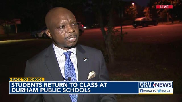 'Stay positive.' Durham superintendent hopeful on first day of school
