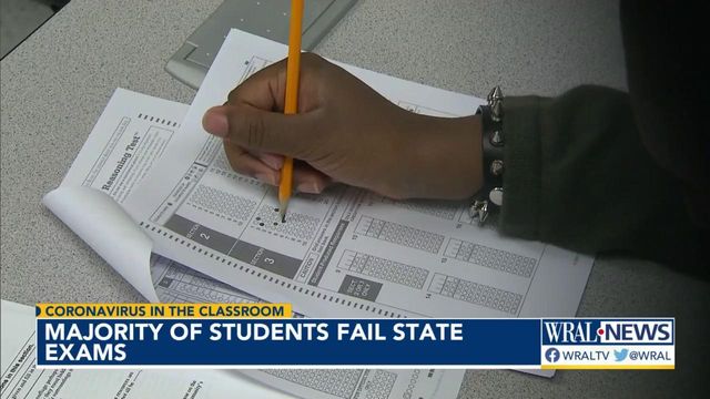 Results from state exams show COVID with massive impact on student learning in NC