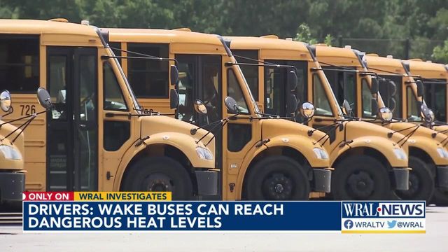 Wake bus drivers sound the alarm on lack of air conditioning 