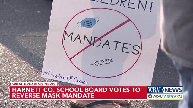 On heels of parent protest, Harnett County school board members reverse mask mandate
