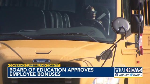 Cumberland education officials approve employee bonuses