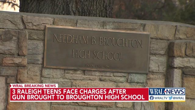 3 teens face charges after reported at Broughton High School