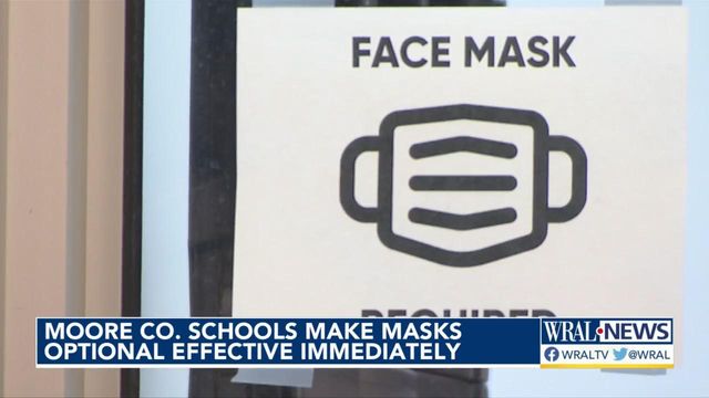 Masks no longer required inside Moore County schools 
