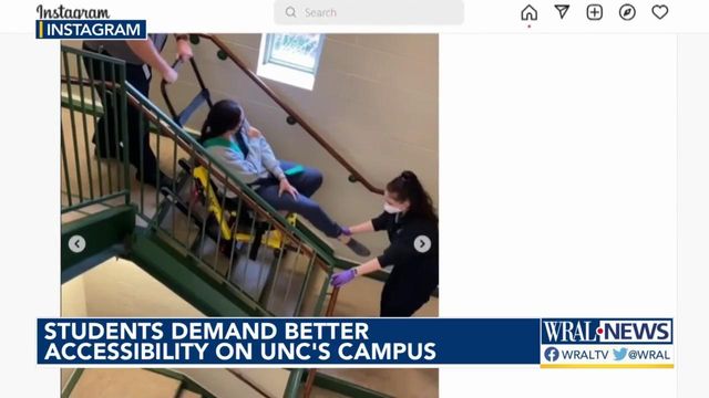 Students demand better accessibility on UNC's campus 