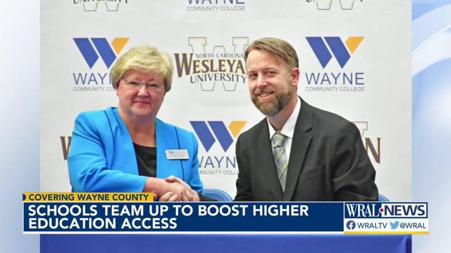 NC Wesleyan, Wayne Community College team up to booster higher education access