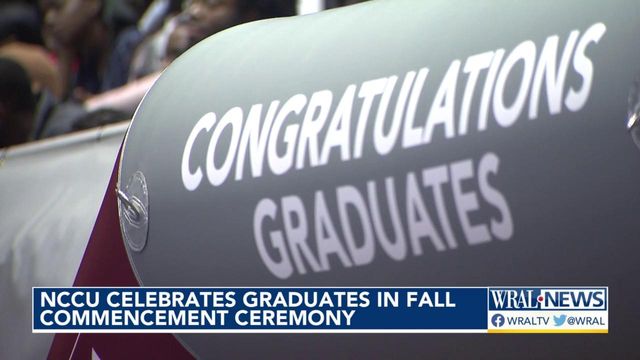NCCU celebrates graduates in fall commencement ceremony