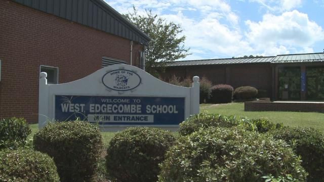 West Edgecombe Middle School sign entrance