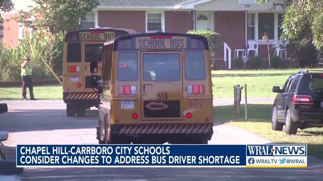 Chapel Hill-Carborro City Schools consider changes to address bus driver shortage