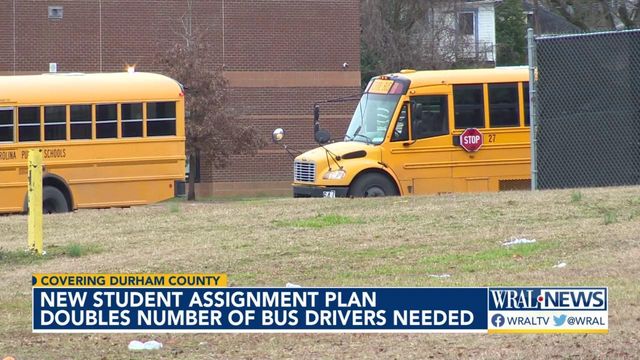 New student assignment plan doubles number of school bus drivers needed in Durham Public Schools