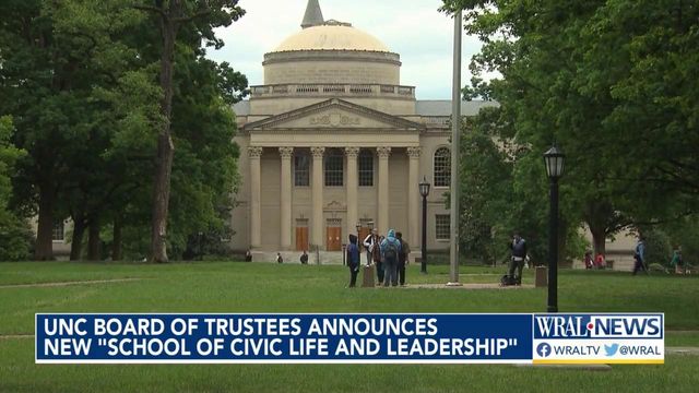UNC Board of Trustees announces new "School of Civic Life and Leadership"