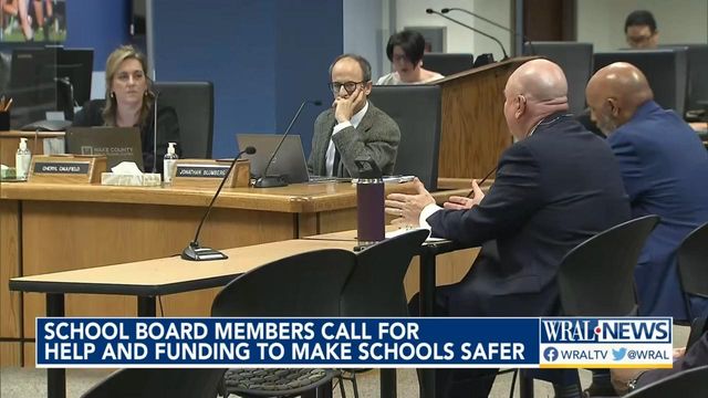 Wake County school board members call for help and funding to make schools safer