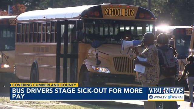 Cumberland school bus drivers stage sick-out, demand better pay
